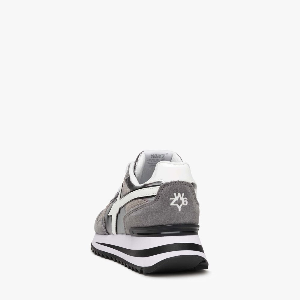 Basket W6YZ Charcoal Grey Femme | ULP-36207171